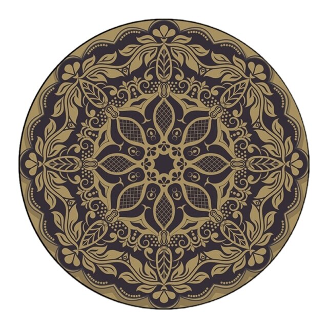 Tapis Style Mandala Lotus