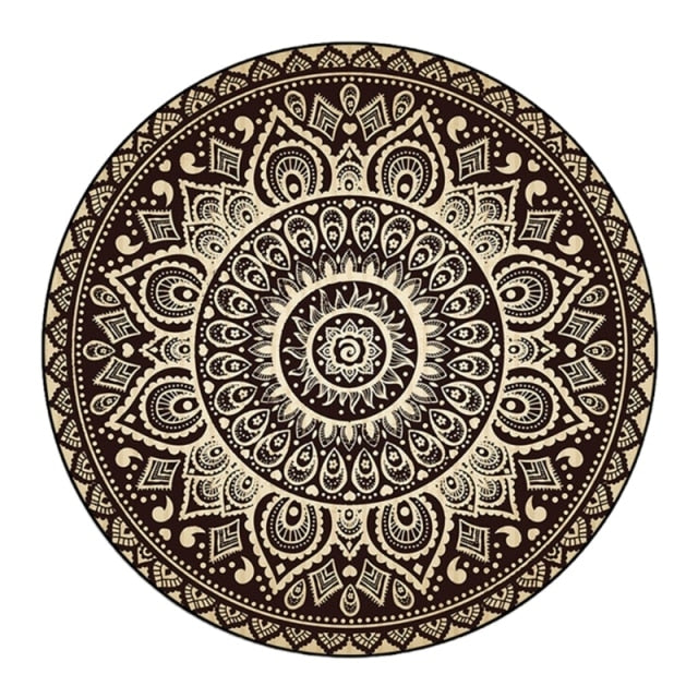 Tapis Style Mandala Lotus