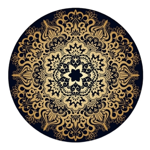 Tapis Style Mandala Lotus