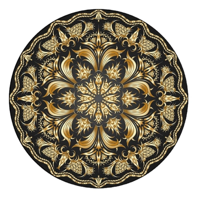 Tapis Style Mandala Lotus