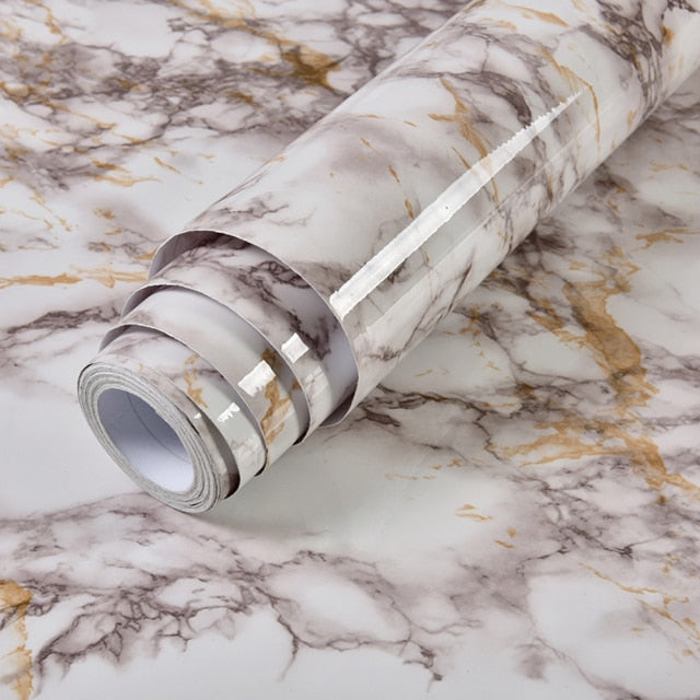 Self-adhesive Marble Style Wallpaper