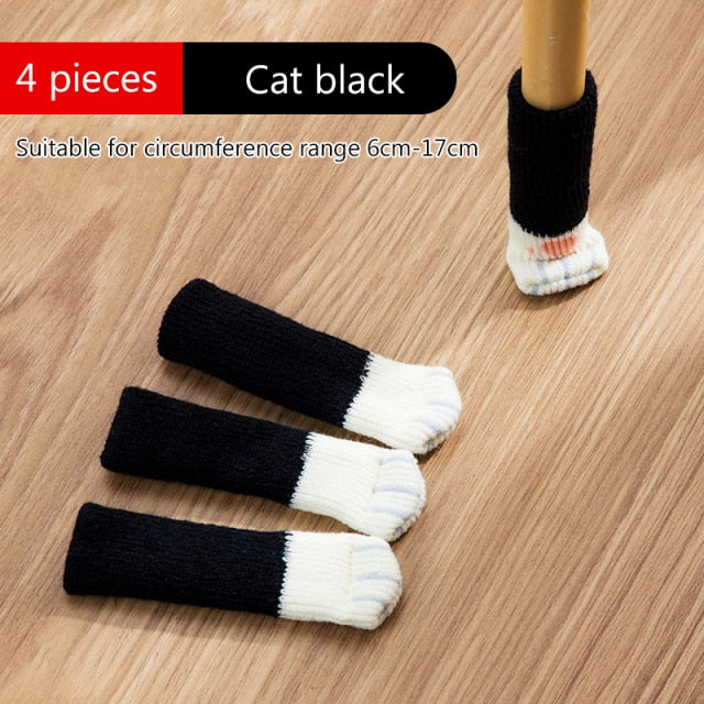 Protège plancher Pattes de chat en tricot