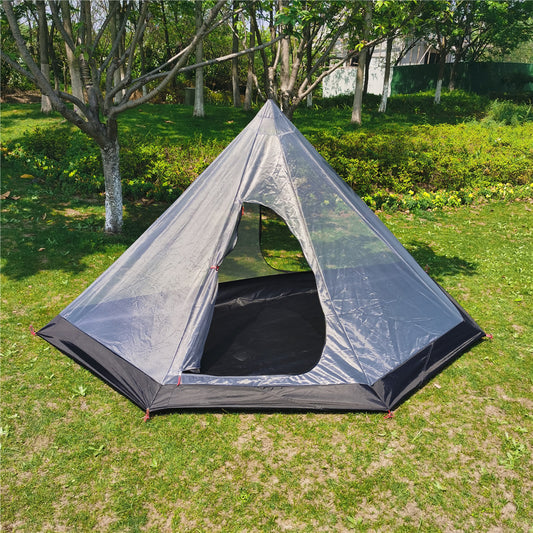 Mosquito net for pyramid tent