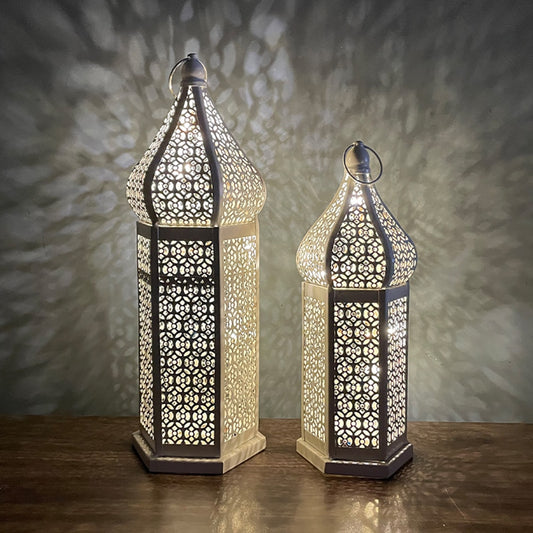 LED Moroccan Lantern