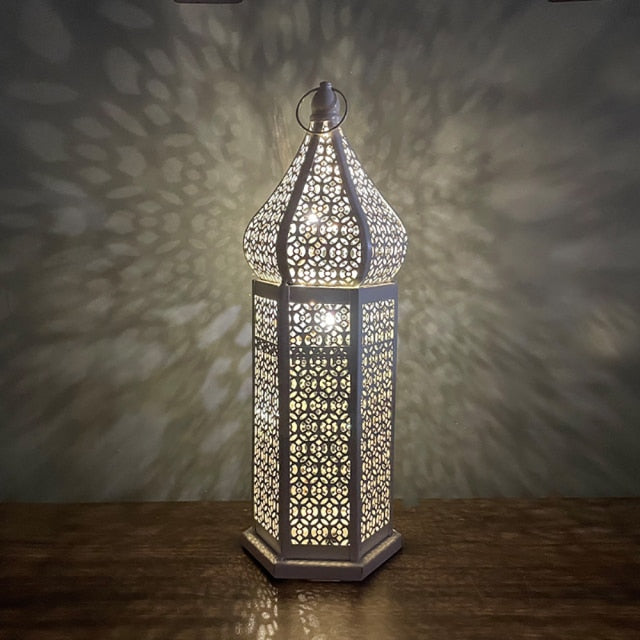 LED Moroccan Lantern