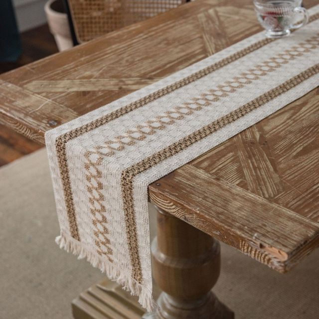 Chemin de table en tricot