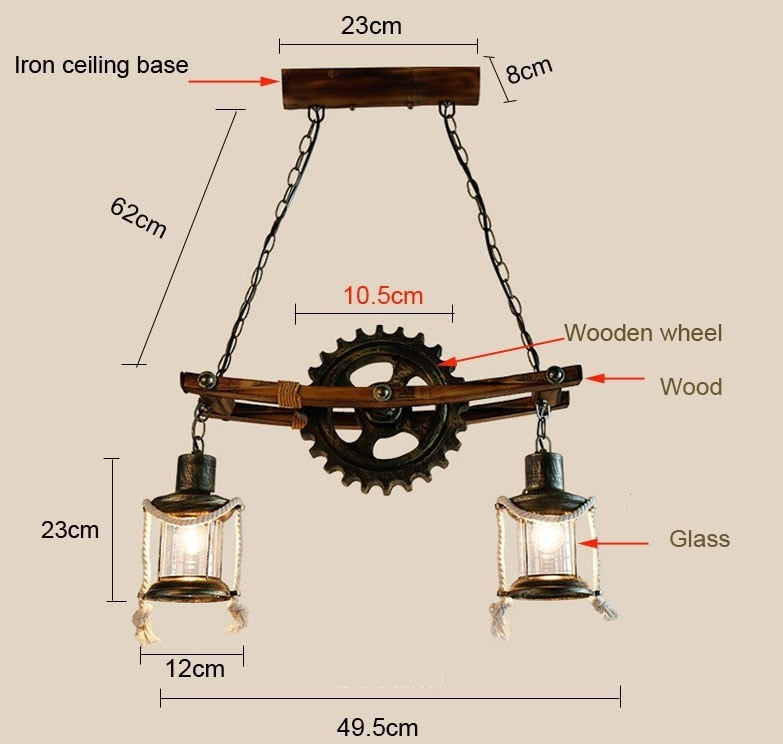 Industrial retro light