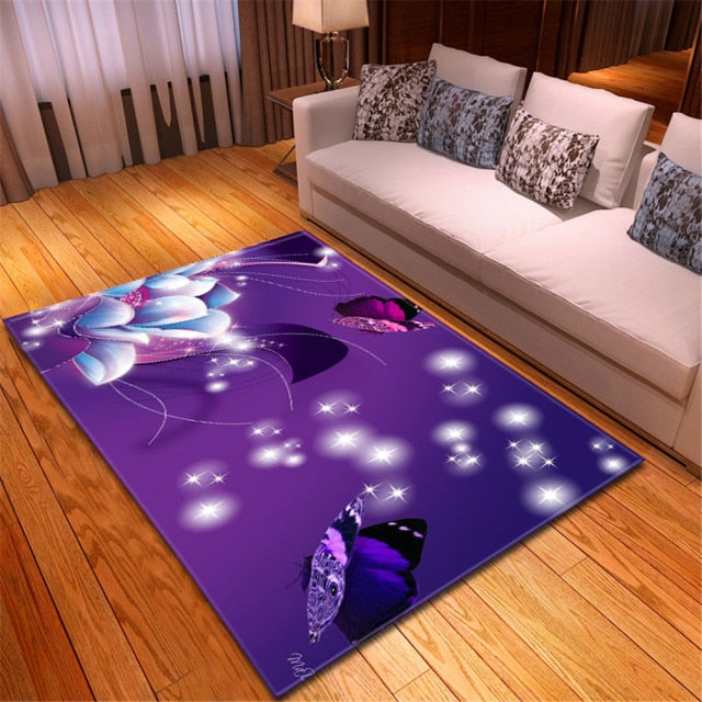 Tapis avec Papillons IV