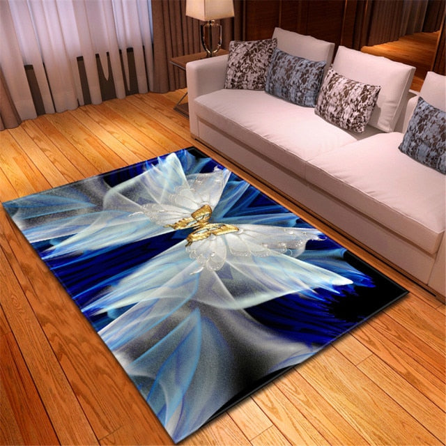 Tapis avec Papillons IV