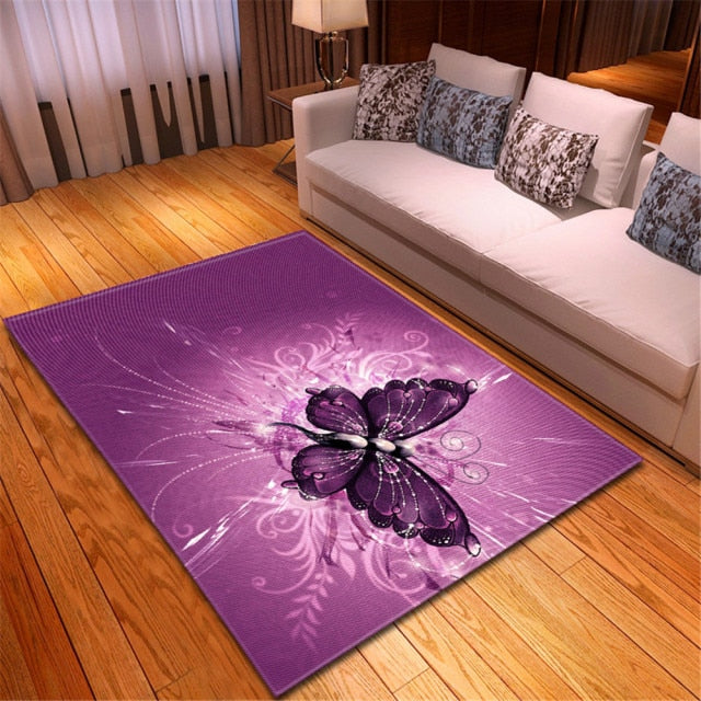 Tapis avec Papillons IV