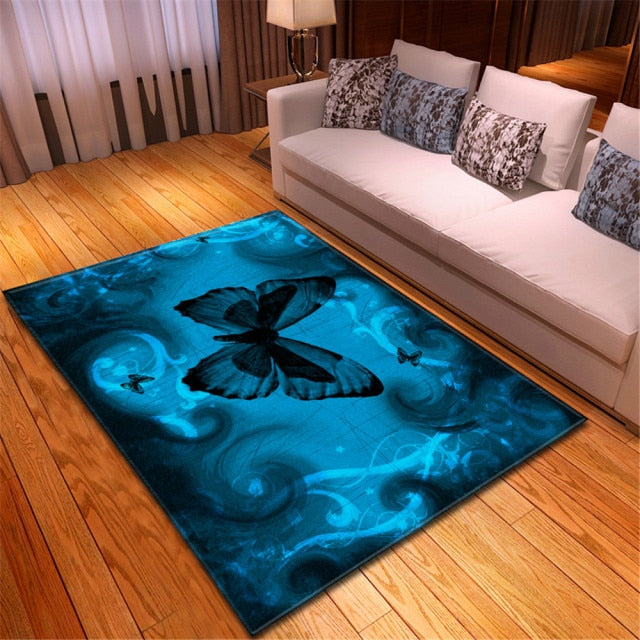 Tapis avec Papillons IV