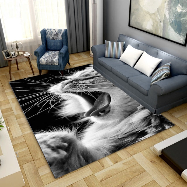 Tapis moelleux avec Chats