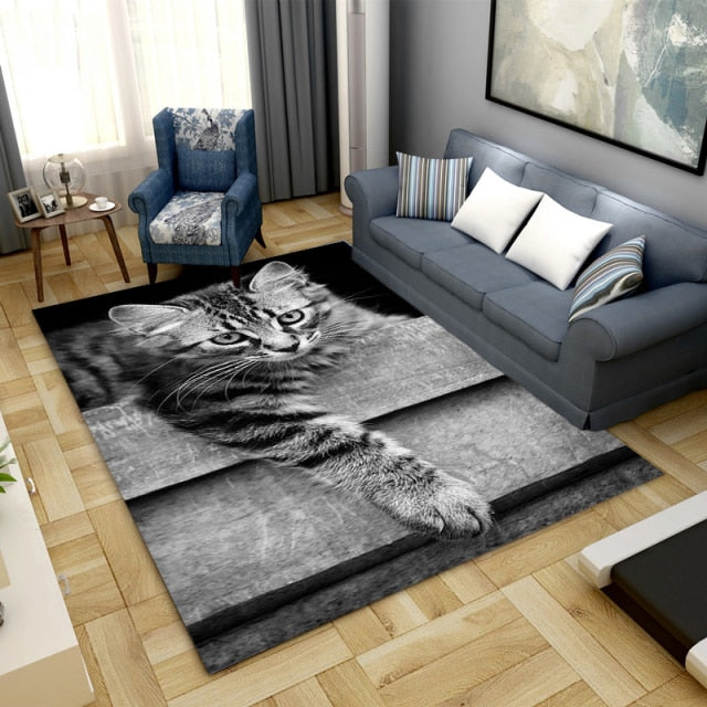 Tapis moelleux avec Chats