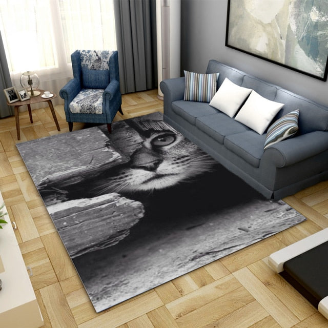 Tapis moelleux avec Chats