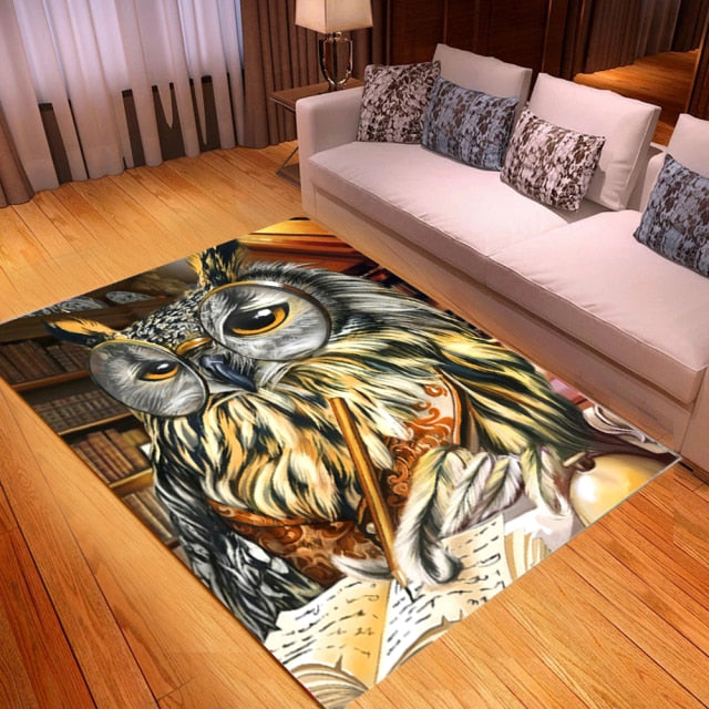 Tapis Hiboux 3D / 11 modèles