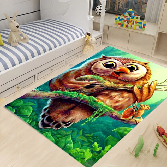 Tapis Hiboux 3D / 11 modèles