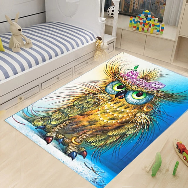 Tapis Hiboux 3D / 11 modèles