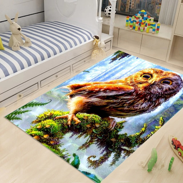 Tapis Hiboux 3D / 11 modèles