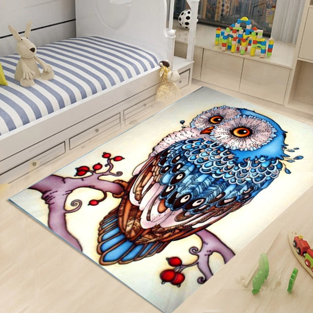 Tapis Hiboux 3D / 11 modèles