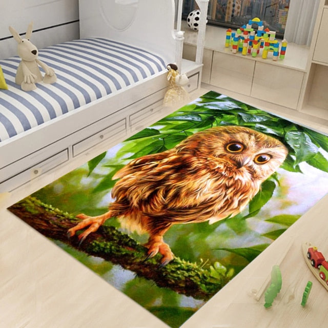 Tapis Hiboux 3D / 11 modèles