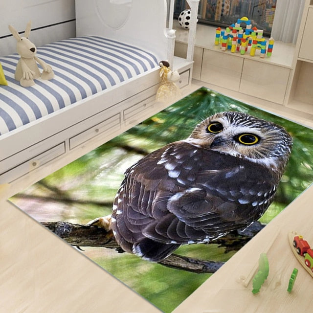 Tapis Hiboux 3D / 11 modèles