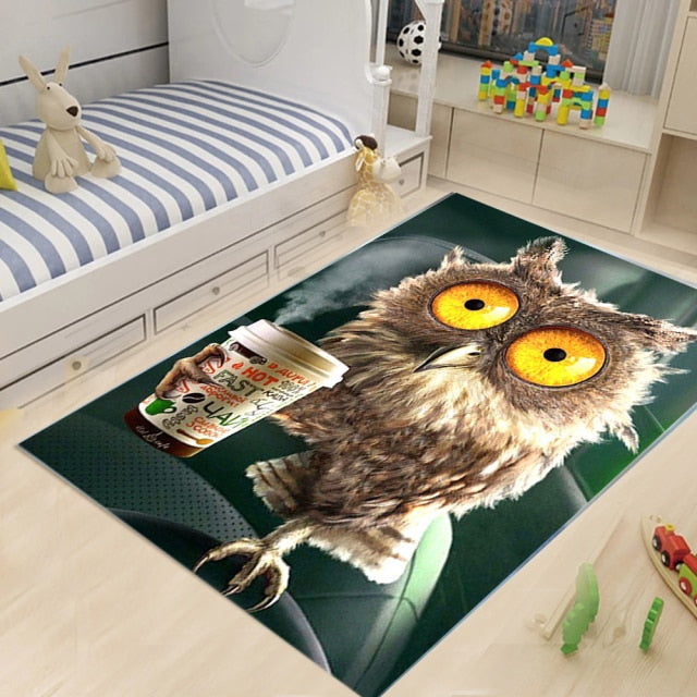 Tapis Hiboux 3D / 11 modèles