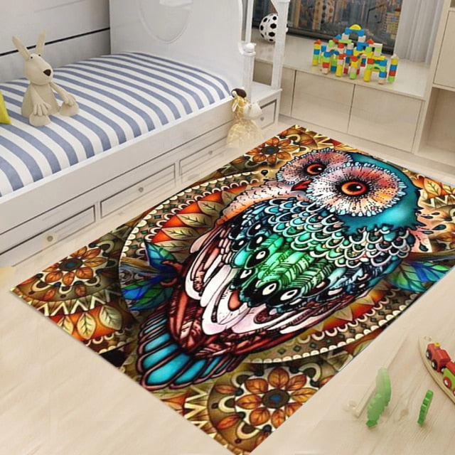 Tapis Hiboux 3D / 11 modèles