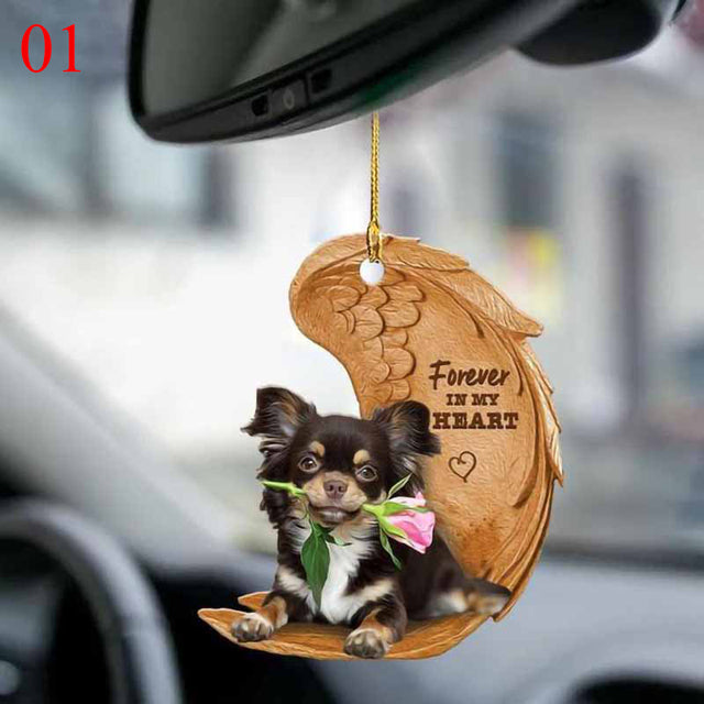 Déco pour auto Angel Wing Dog