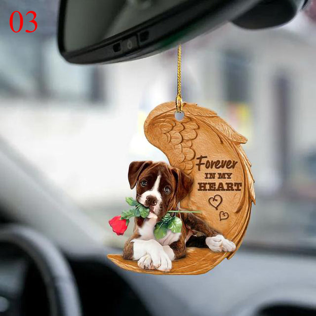 Déco pour auto Angel Wing Dog