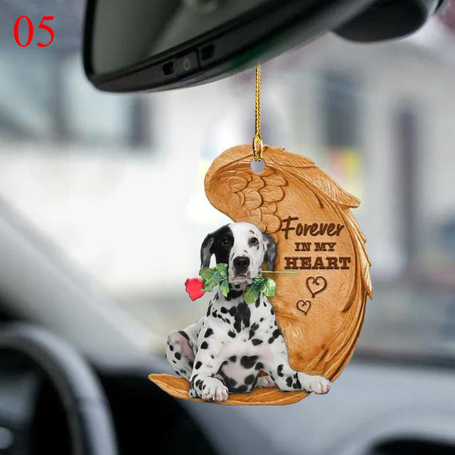 Déco pour auto Angel Wing Dog