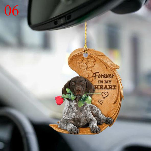 Déco pour auto Angel Wing Dog