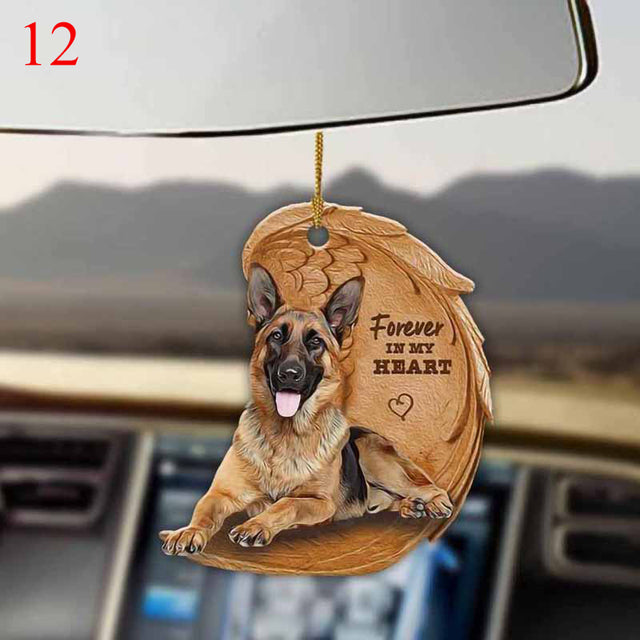 Déco pour auto Angel Wing Dog