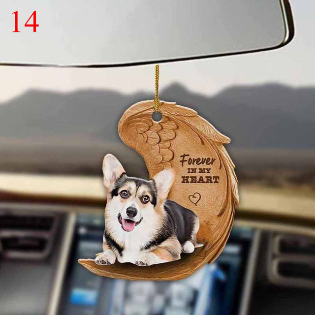 Déco pour auto Angel Wing Dog