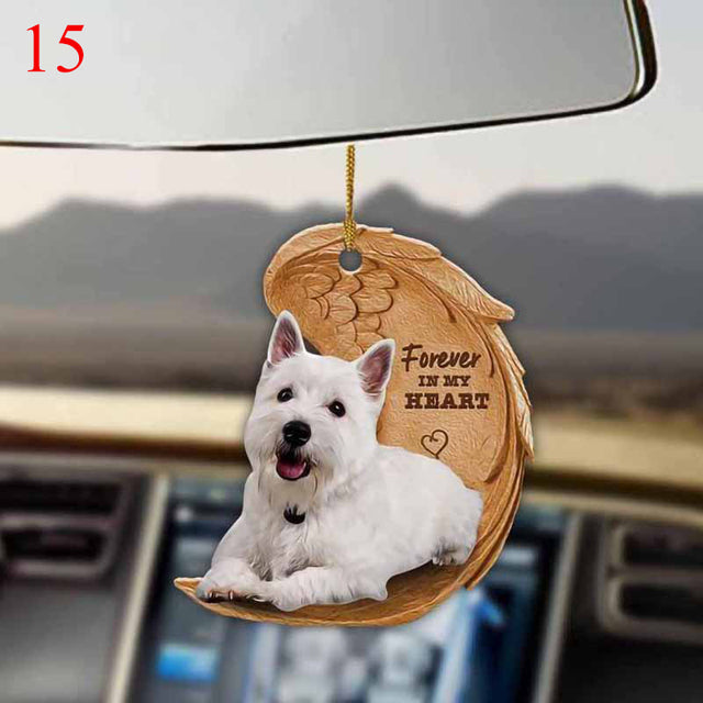 Déco pour auto Angel Wing Dog