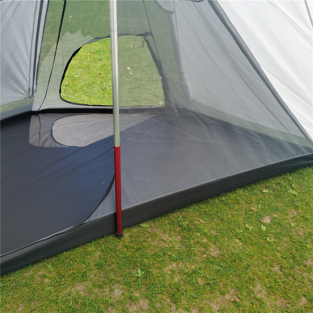 Mosquito net for pyramid tent