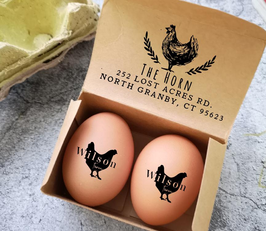 Stamps to personalize your eggs