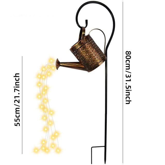 Arrosoir LED à énergie solaire