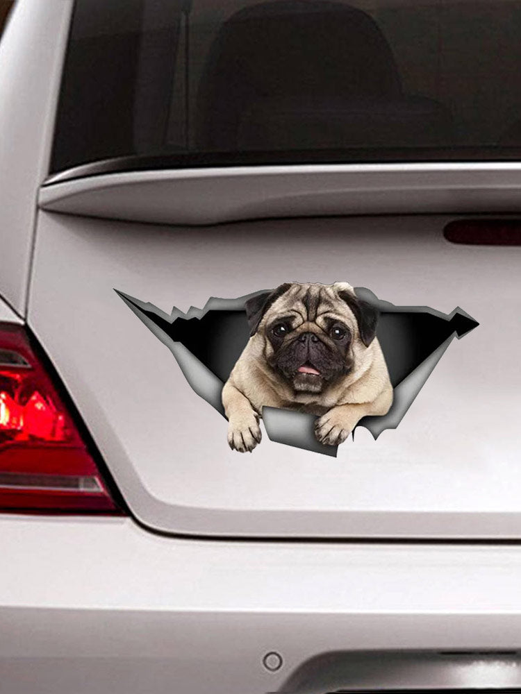 Autocollant pour voiture PUG