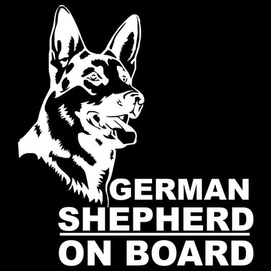Autocollant German Shepherd on board