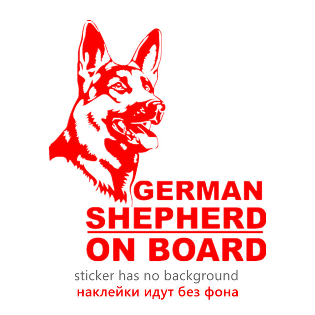 Autocollant German Shepherd on board