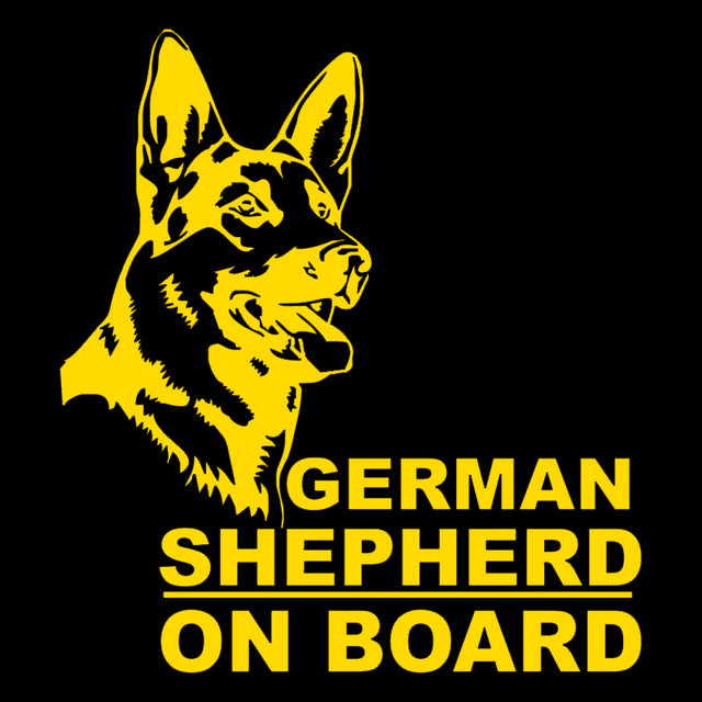 Autocollant German Shepherd on board