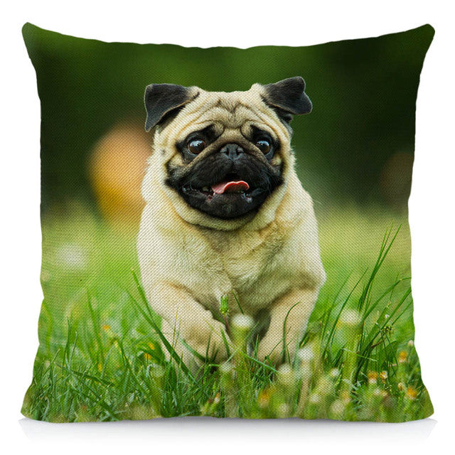 Housse de coussin PUG II