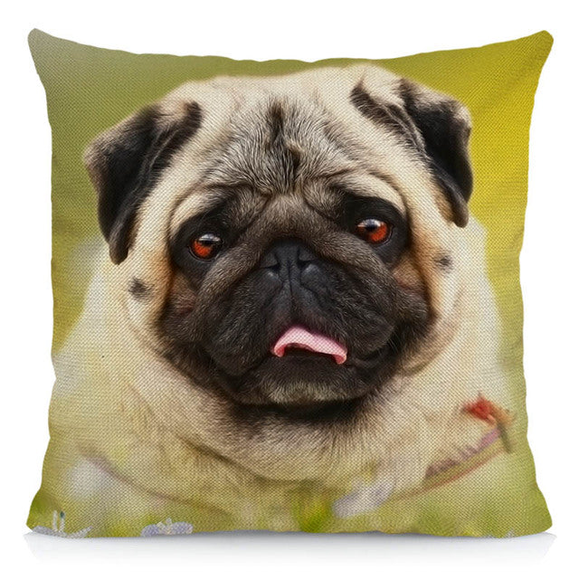 Housse de coussin PUG II