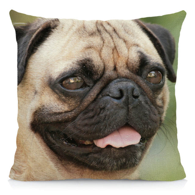 Housse de coussin PUG II