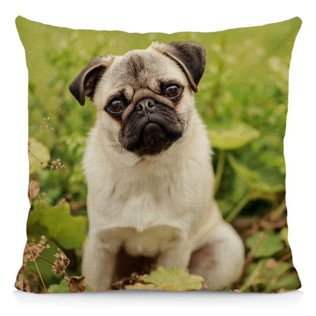 Housse de coussin PUG II