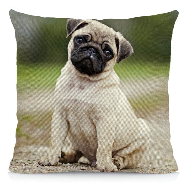 Housse de coussin PUG II