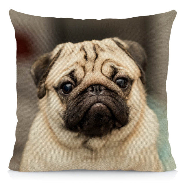 Housse de coussin PUG II