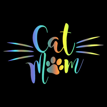 Cat Mom car sticker