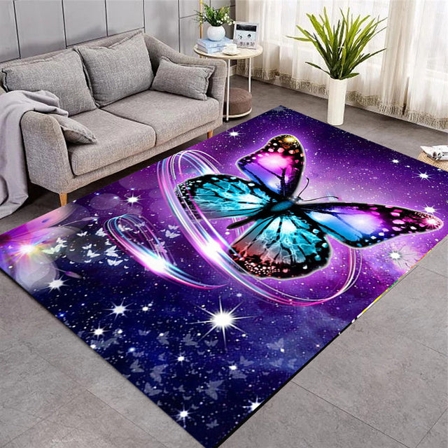 Tapis avec Papillons 3D / 9 modèles