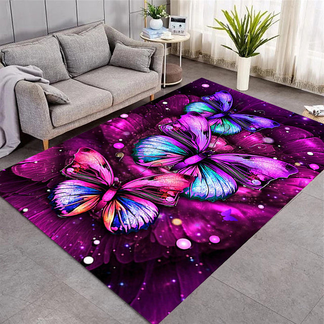 Tapis avec Papillons 3D / 9 modèles